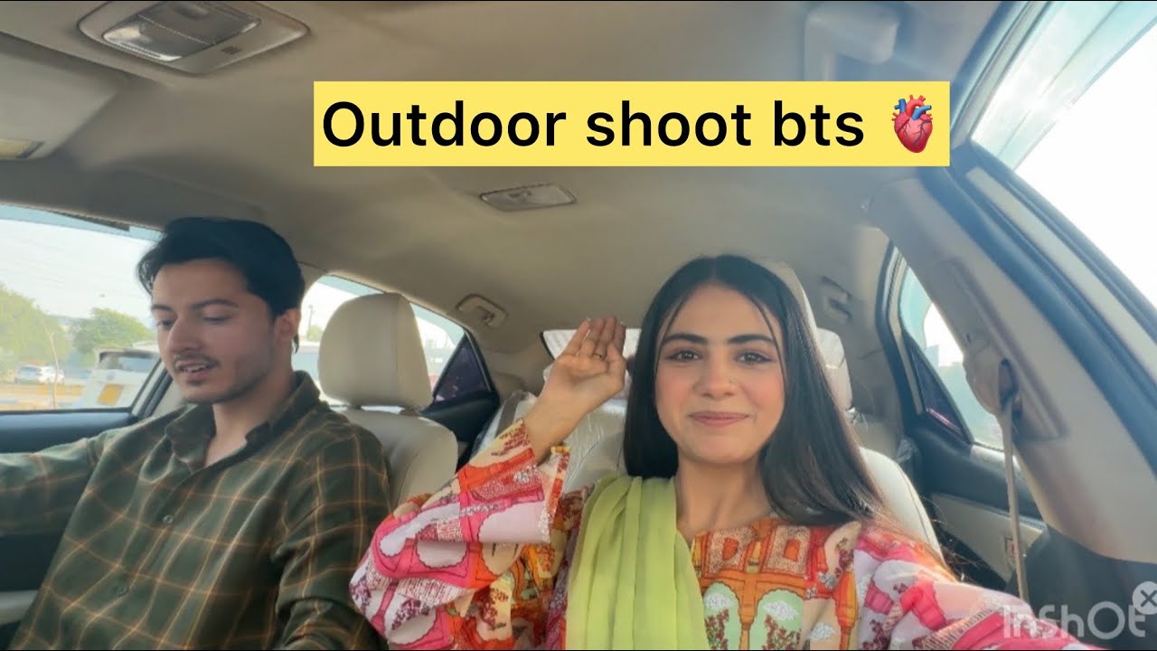 Outdoor shoot bts of aas pass 🫀
