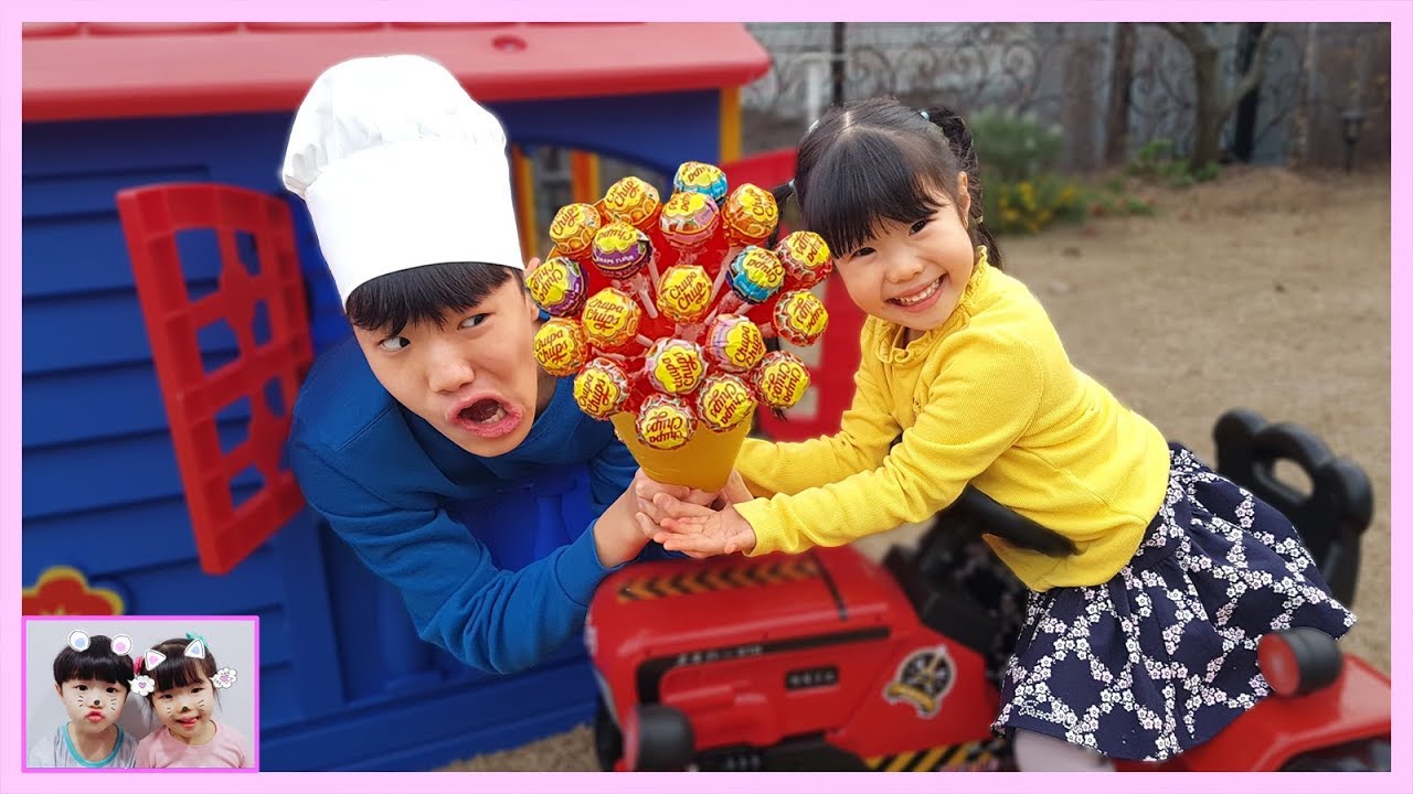 미니 유니와 맛있는 사탕 같이 먹어요~ Pororo Pinkfong Candy - Romiyu 로미유