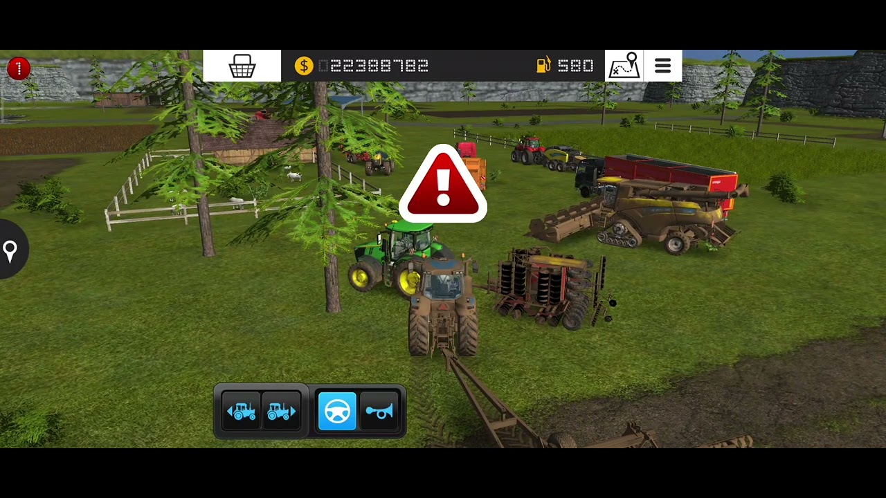 Farming simulator 16 Культивация 4 полей Серия #95 