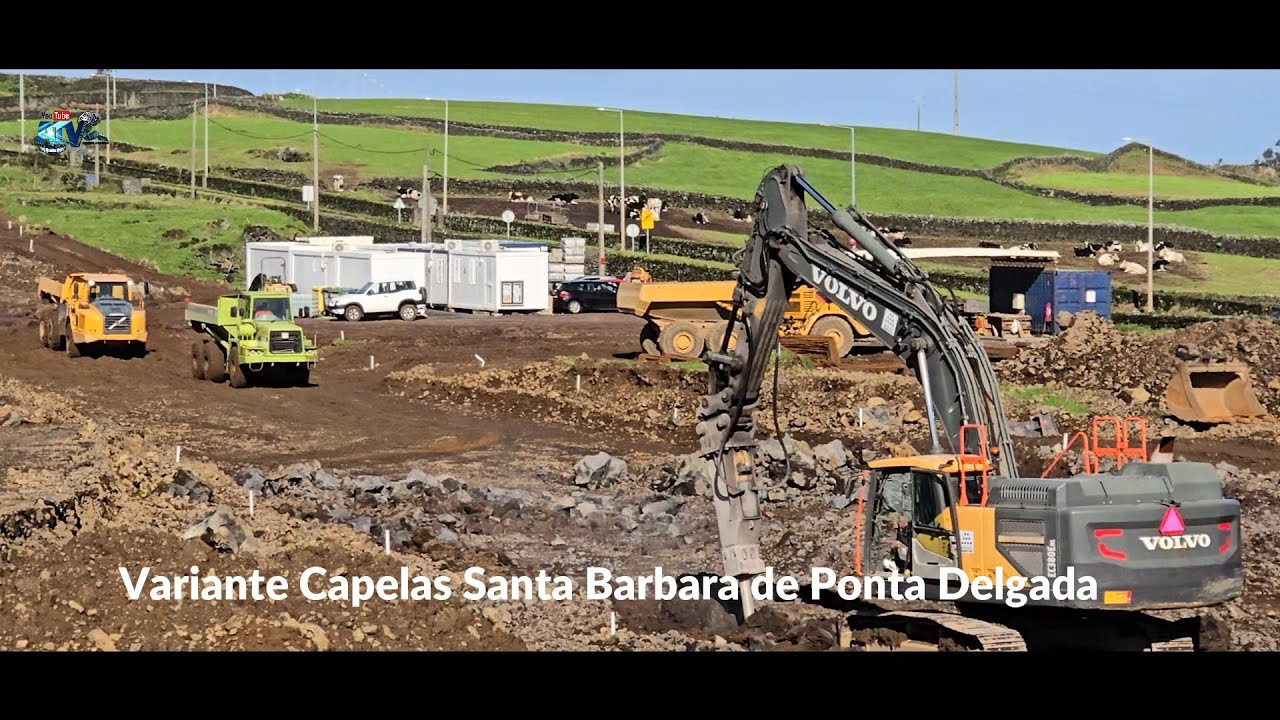 Estrada Variante Capelas Santa Barbara de Ponta Delgada Ilha de São Miguel Açores 30 11 2024