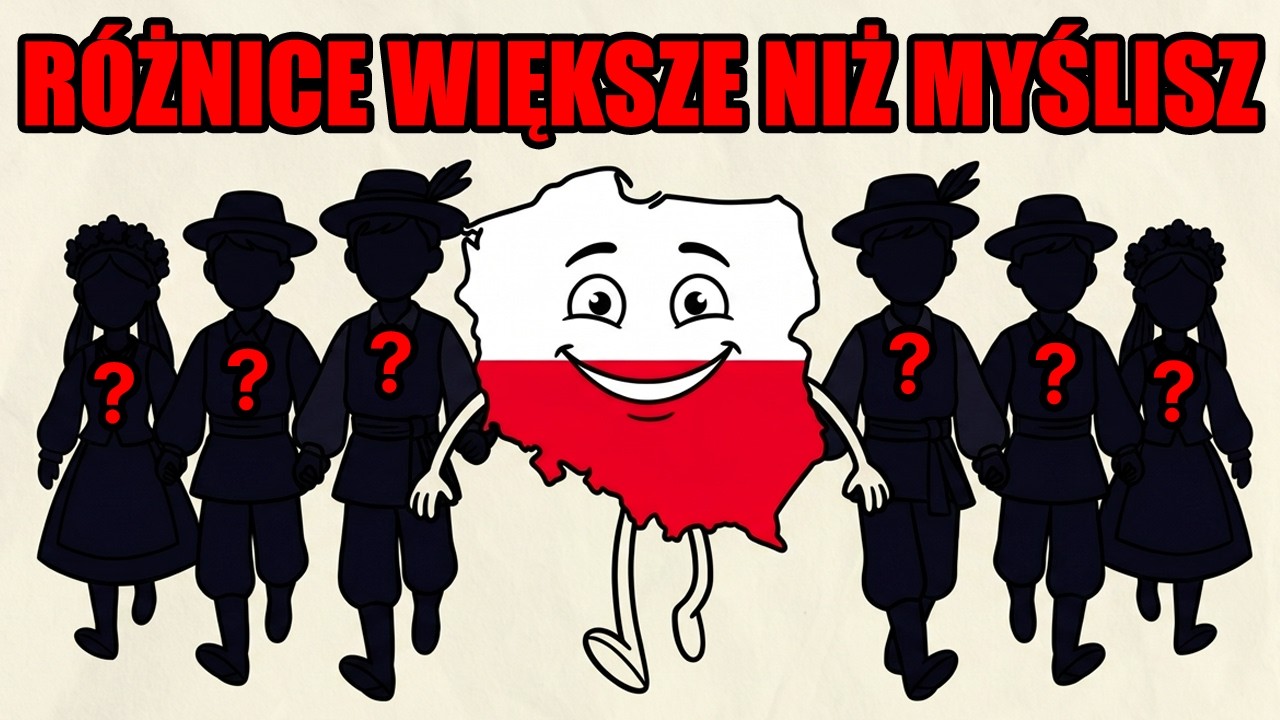 CZY WIESZ ŻE POLSKA TO 7 R&Oacute;ŻNYCH NAROD&Oacute;W? 🤯
