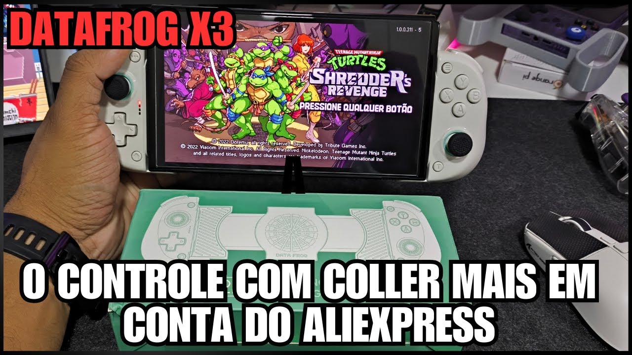 Datafrog X3 - O controle com coller mais em conta do Aliexpress.