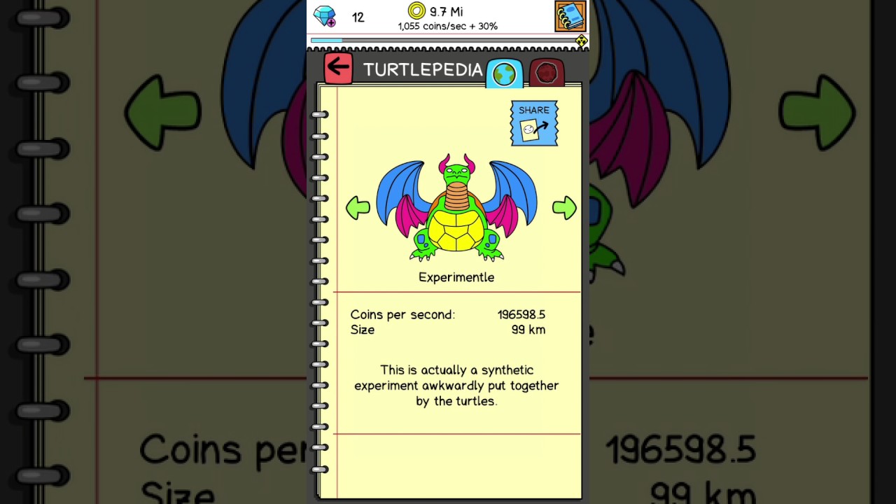 Turtle evolution tapps game all turtles, titans, and aliens.
