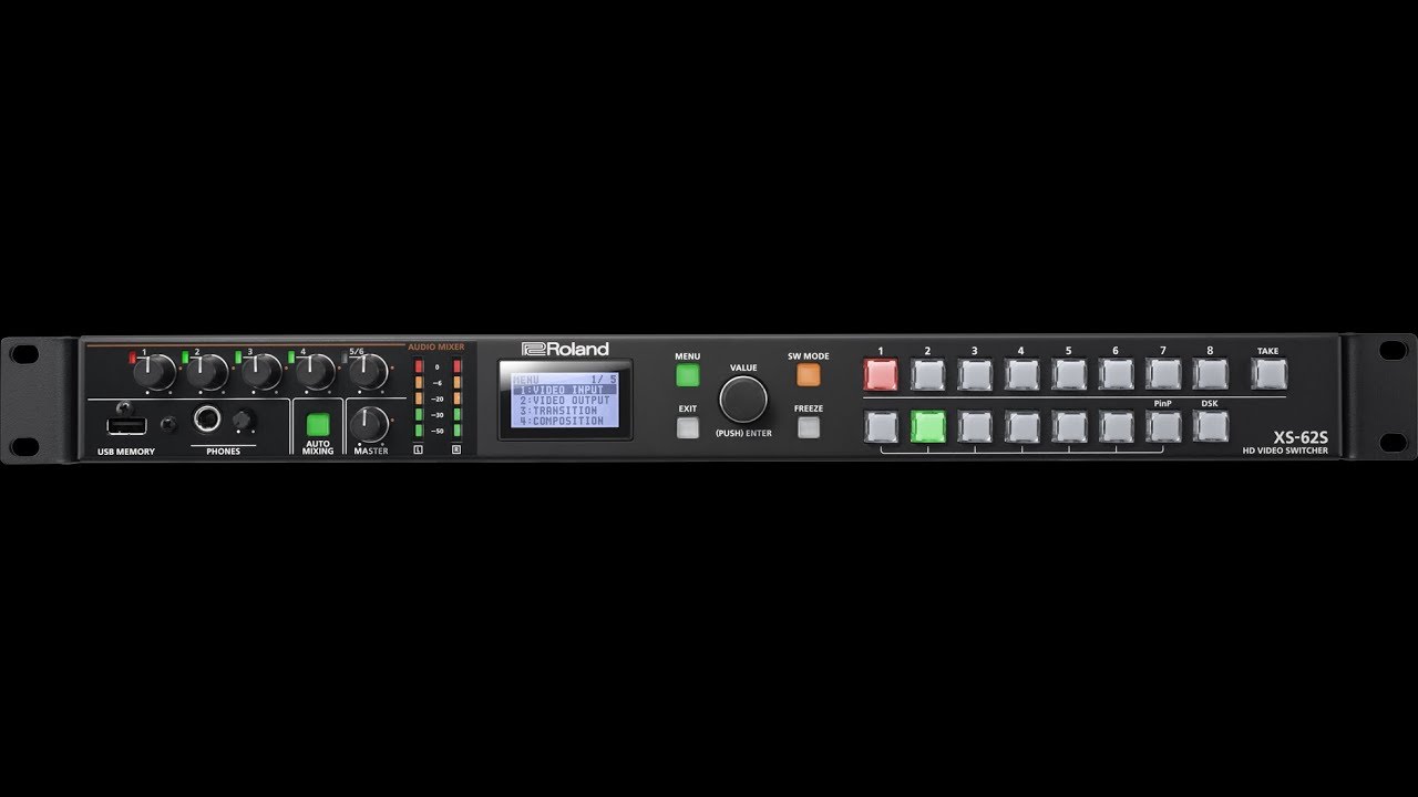 PGM 47. Roland / XS 62 SHD video switcher