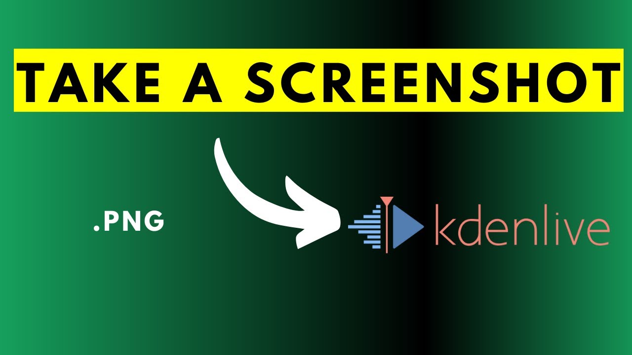 How to Extract a Frame or Take a Screenshot From a Video in Kdenlive