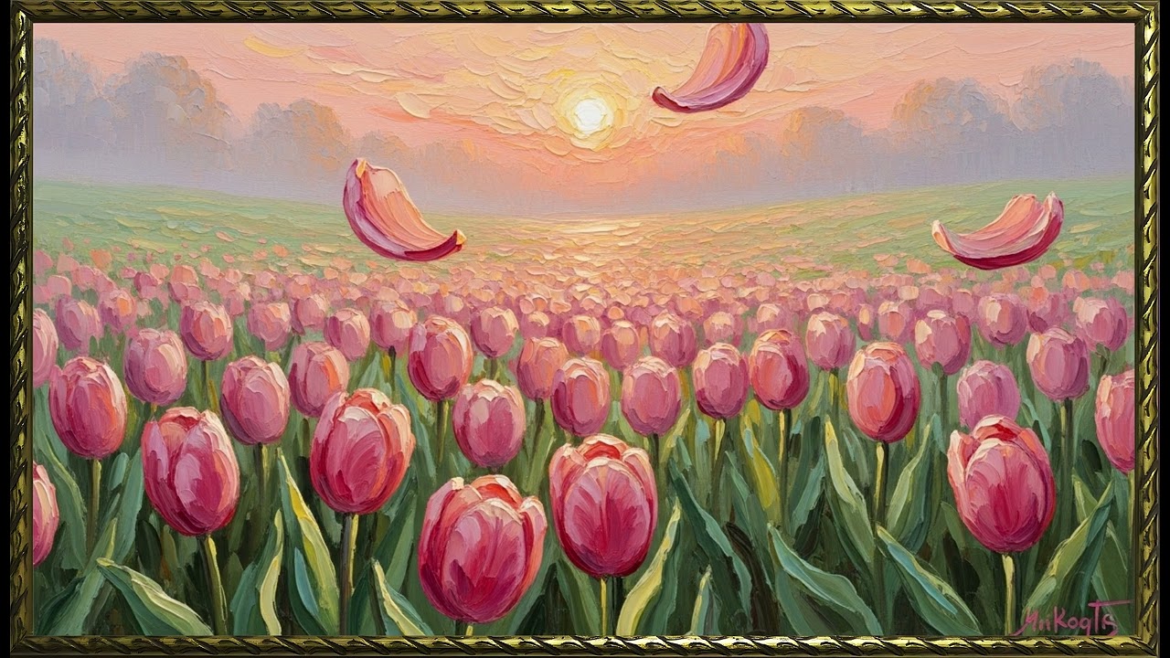 Nature’s Palette in Bloom 🎨| Dreamy Spring Floral Art for Frame TV | 4K Screensaver
