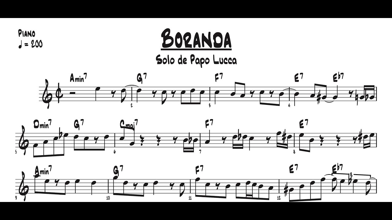 Boranda - Solo Original de Papo Lucca