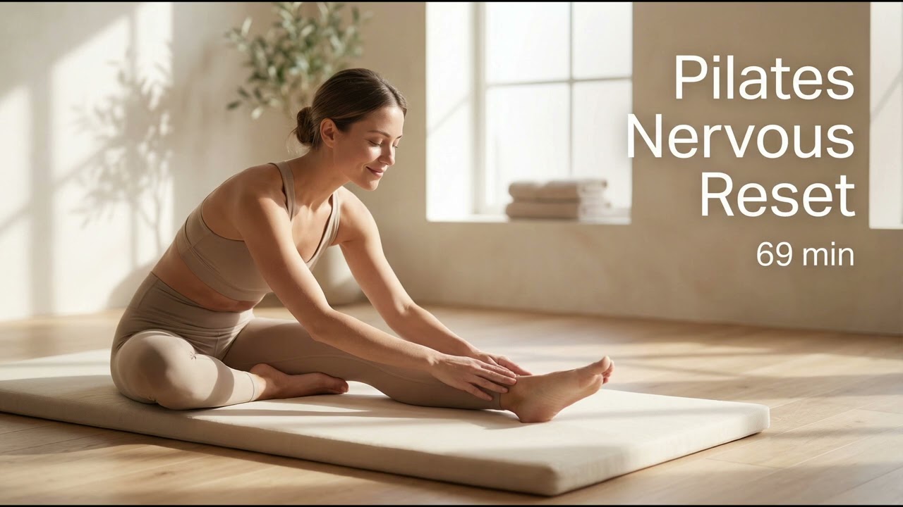 🌿 Pilates Nervous Reset 🤍 Deep Calm Music for Slow Flow & Breath | 69 min