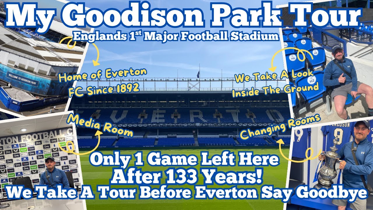Goodison Park Tour - My Tour of Our 133 Year Old Stadium - The 1st Purpose Built Football Stadium!