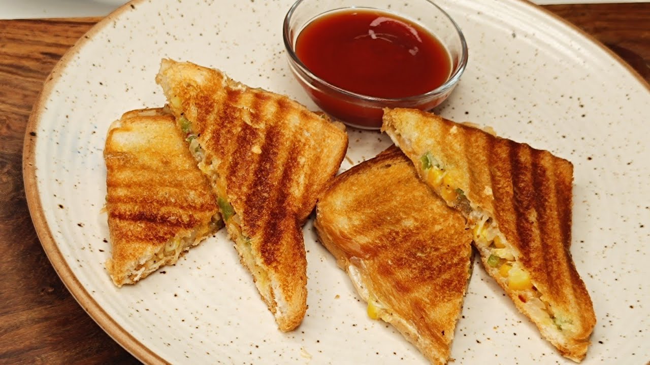 Try This Delicious And Cheesey Sandwich Recipe| Cheese Corn Sandwich|@snehaarvindcookbook6001
