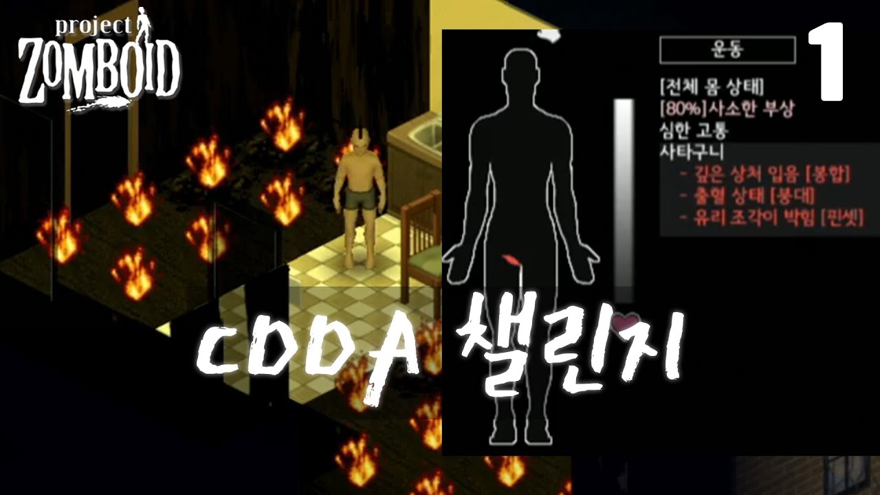 좀보이드 최고 난이도 CDDA - 01