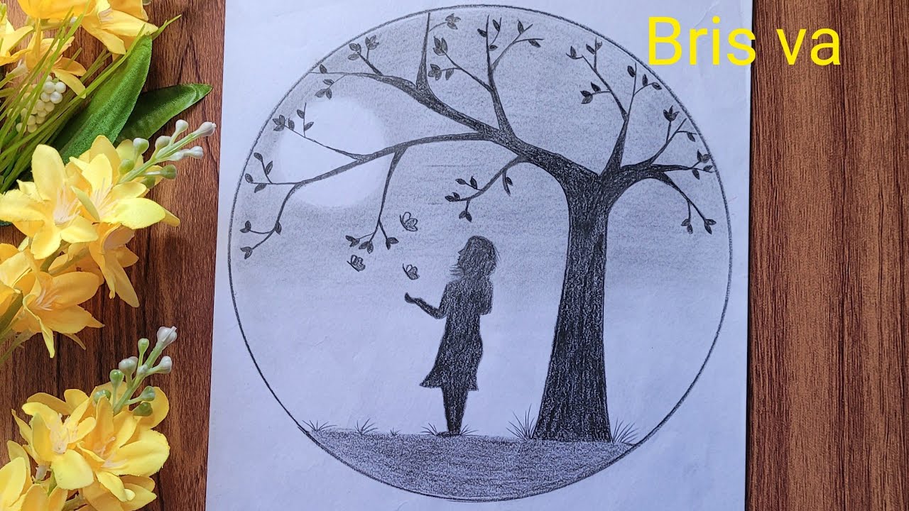 Dibujo a lapiz paso a paso facil de hacer😉🤗🦋
