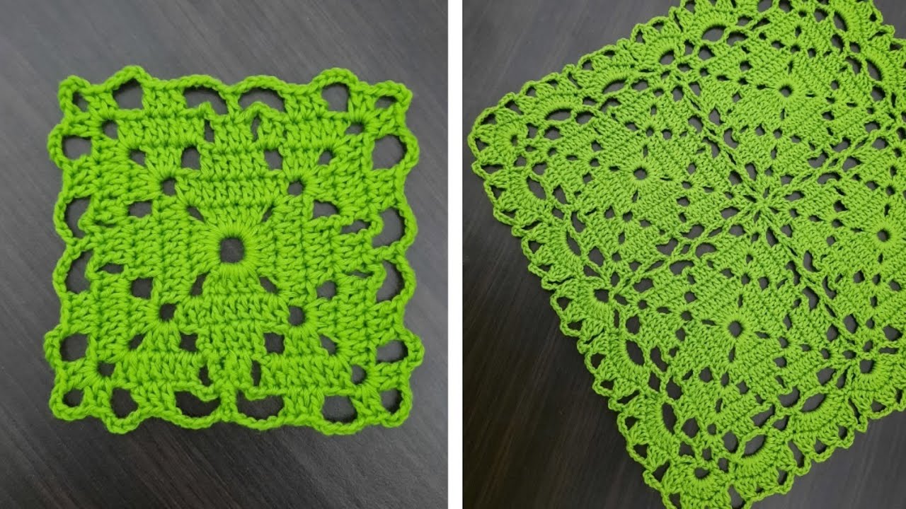 Crochet Easy tablecloth,doily,blanket,rug || motif15