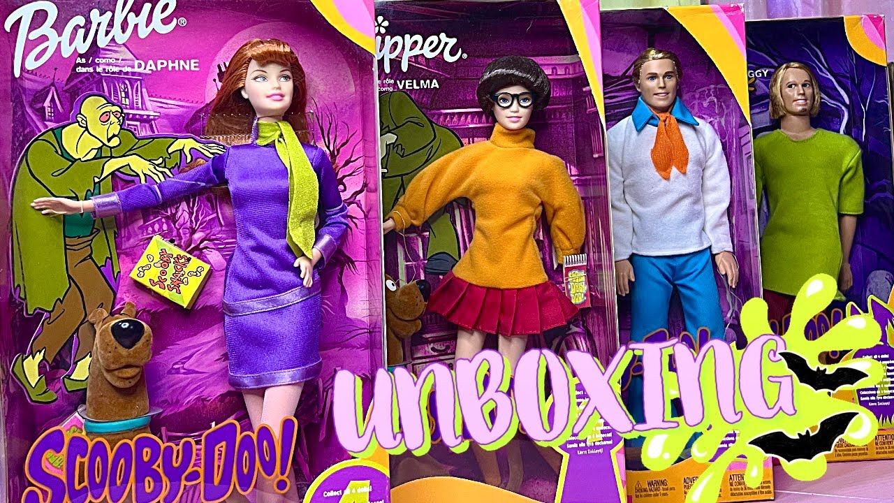 Barbie Scooby Doo Doll Set Unboxing