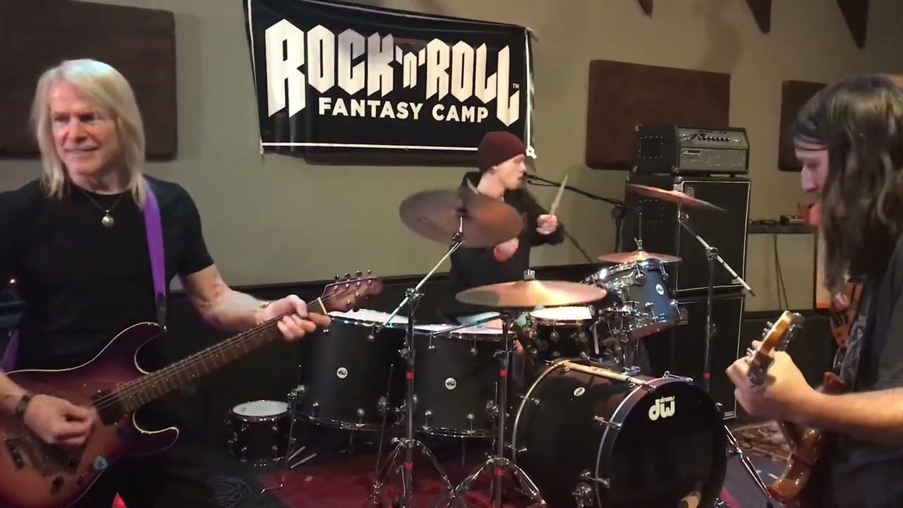 Rock and Roll Fantasy Camp Steve Morse Deep Purple Highway Star Practice January 2022