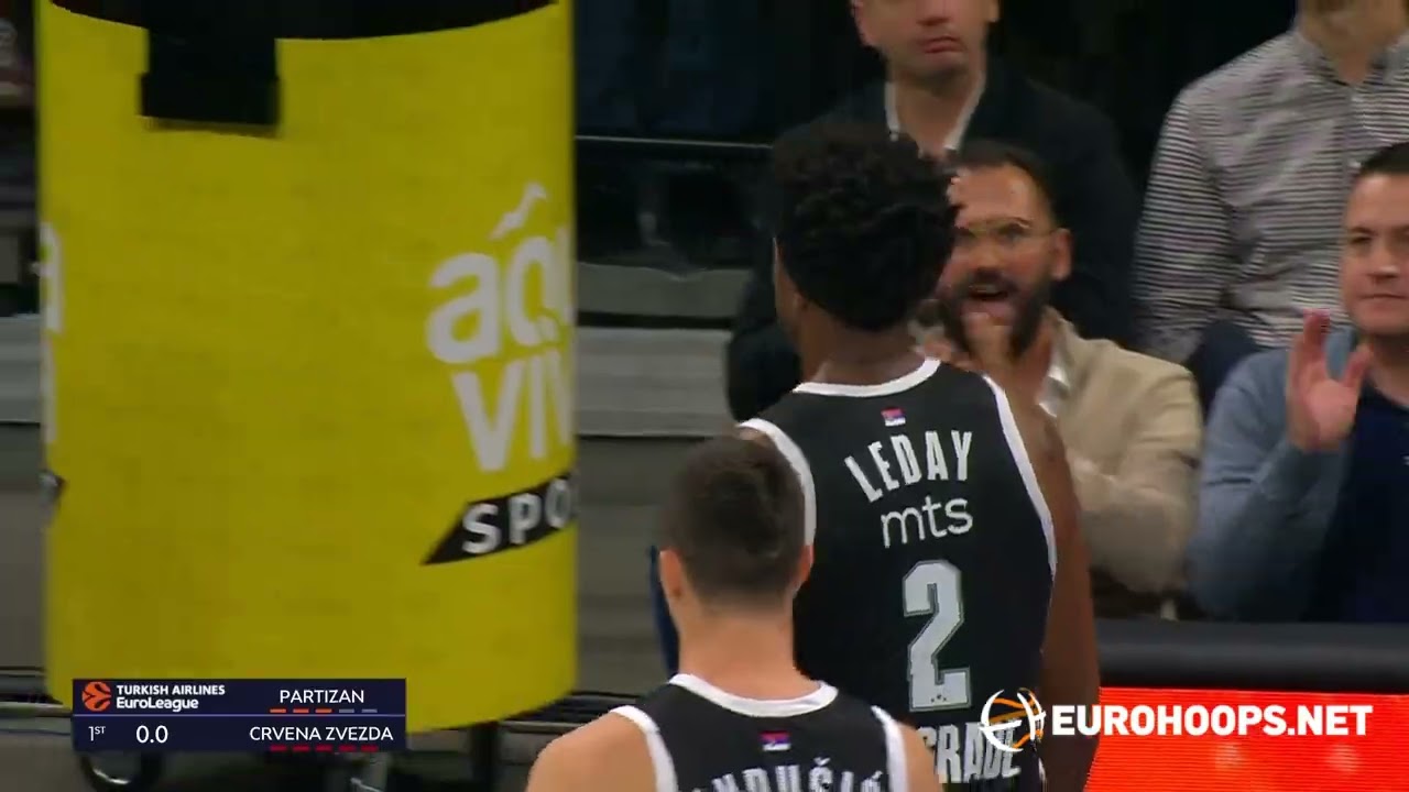 Partizan - Crvena Zvezda 88-86 🎯Zach LeDay (13 pts, 3 reb, 4 ast)