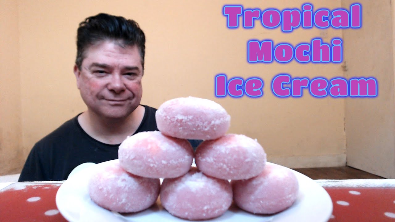 ASMR - Eating Tropical Mochi Ice Cream