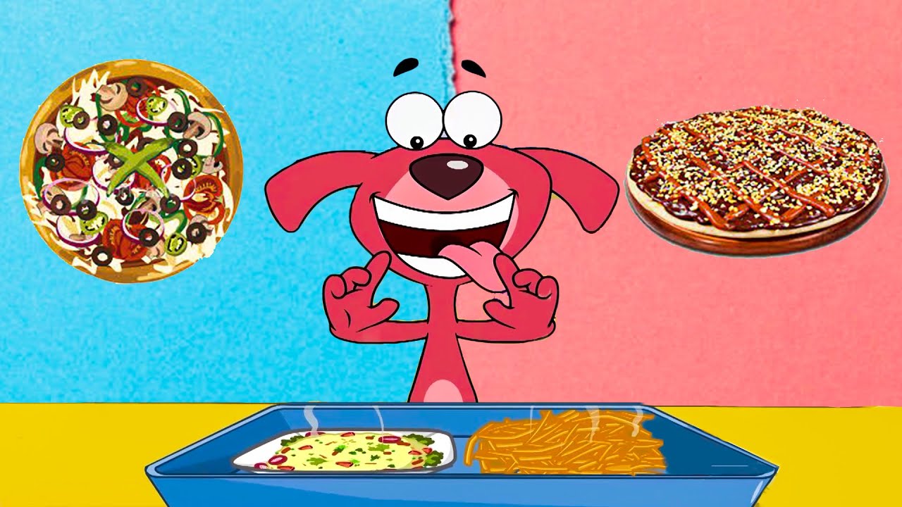 Rat A Tat Candy Pizza OR Vegetable Pizza Funny Animated dog cartoon Shows For Kids Chotoonz TV