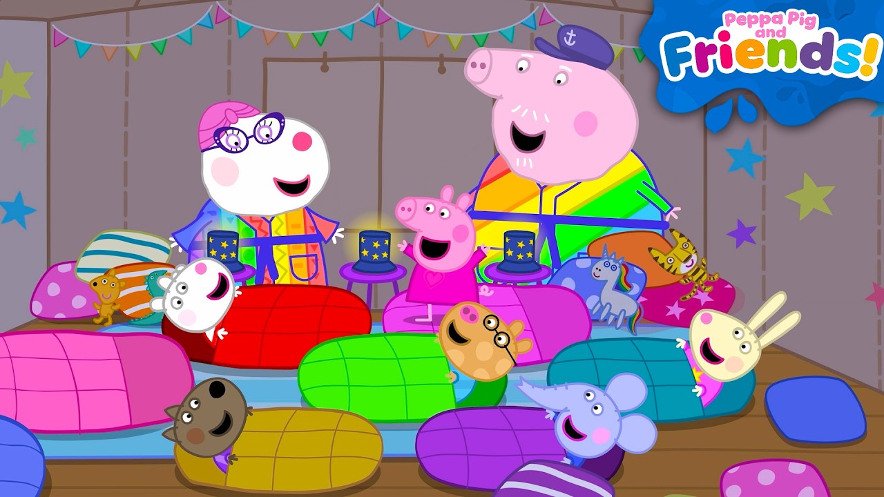 Peppa Pig & Friends Have a Camp SLEEPOVER! 😴 | Tales Full Episodes | 1 Hour