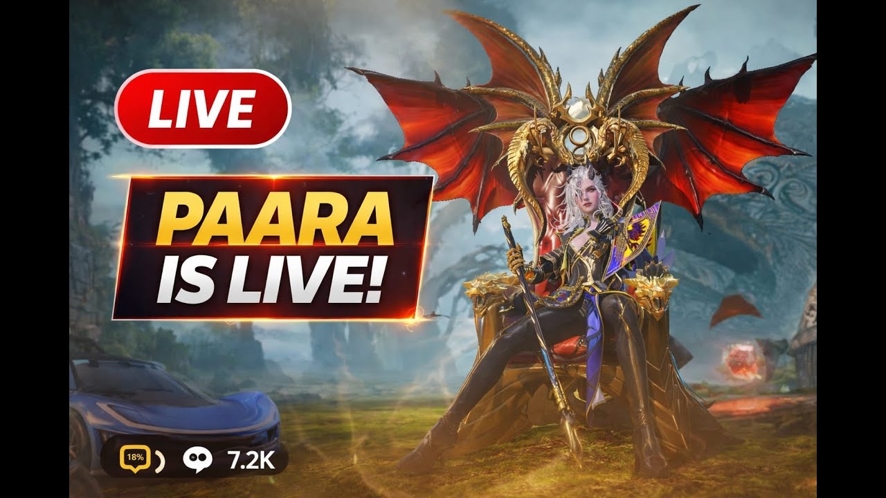 BGMI RUSH GAMEPLAY ☠️ PAARA IS LIVE☠️