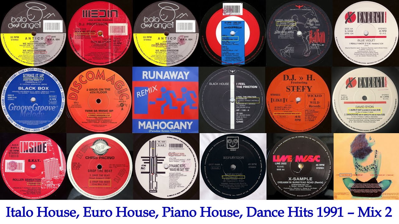 1991 Dance Hits - Mix 2 (Italo House, Euro House, Piano House, Hip-House)