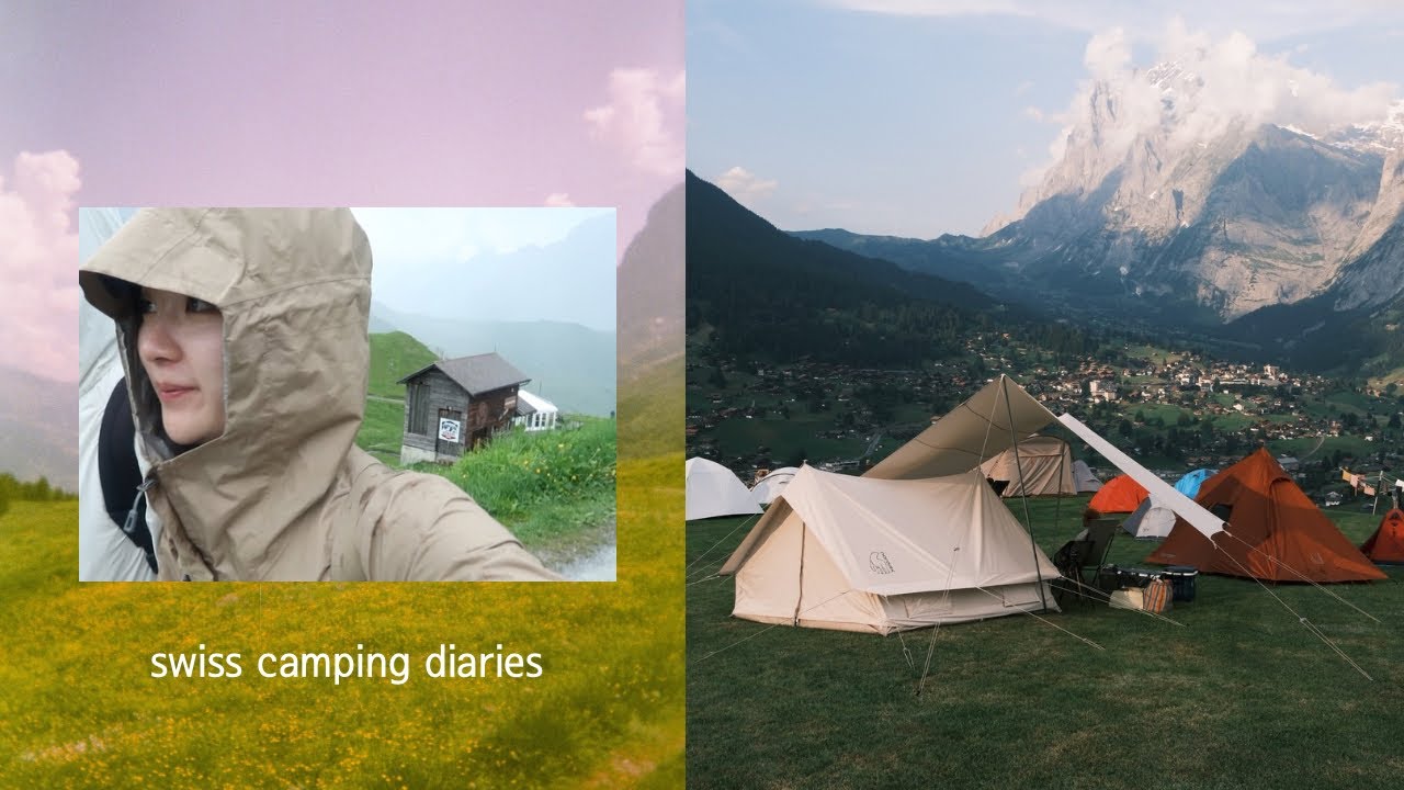 🇨🇭4박5일 스위스여행 몰아보기 (캠핑을 곁들인..🏕️) l 융프라우, 안가면 후회하는 트레킹 코스, 그린델발트, 브리엔츠호수 🦢🩵