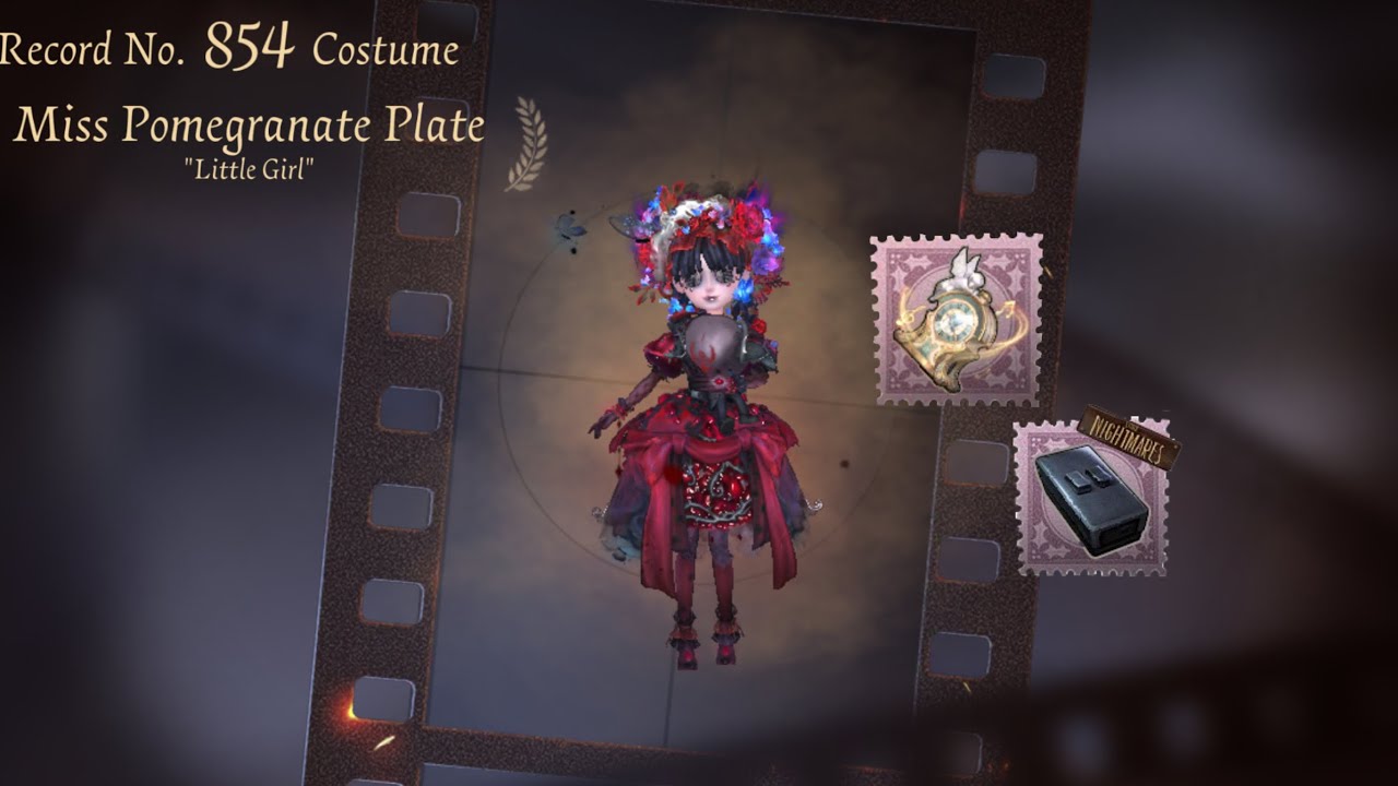 Identity V | She is Like a Cute Little Goth Girl!!! 😍 Little Girl  “Miss Pomegranate Plate”!