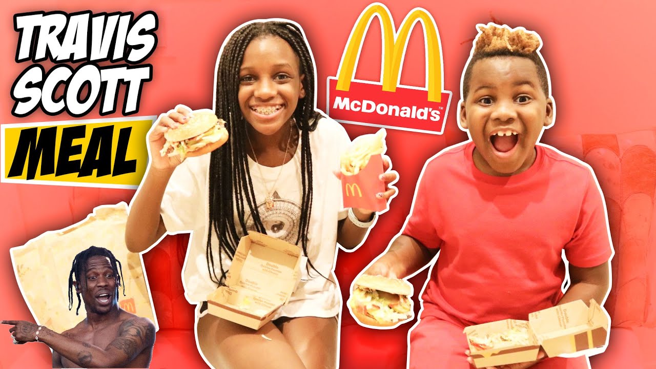 Trying The New Travis Scott Burger From McDonald's