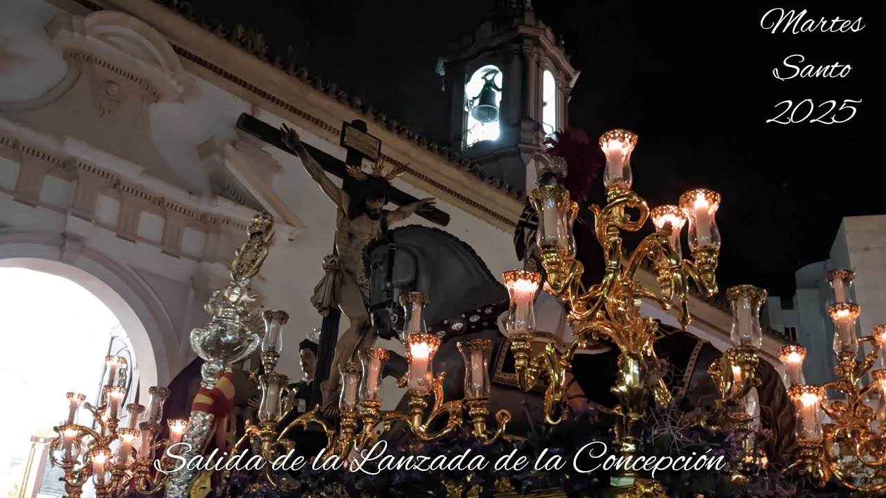 ¡MOMENTAZO! Salida del Cristo de la Lanzada de la Concepción | Martes Santo Huelva 2025 (HD)
