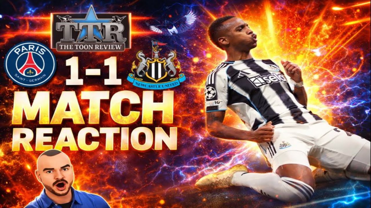 Paris Saint-Germain 1 Newcastle United 1 MATCH REACTION! WOW!!