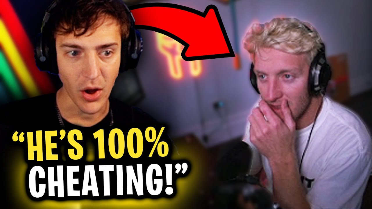 Ninja мгновенно получает удар от Tfue и называет его читером.