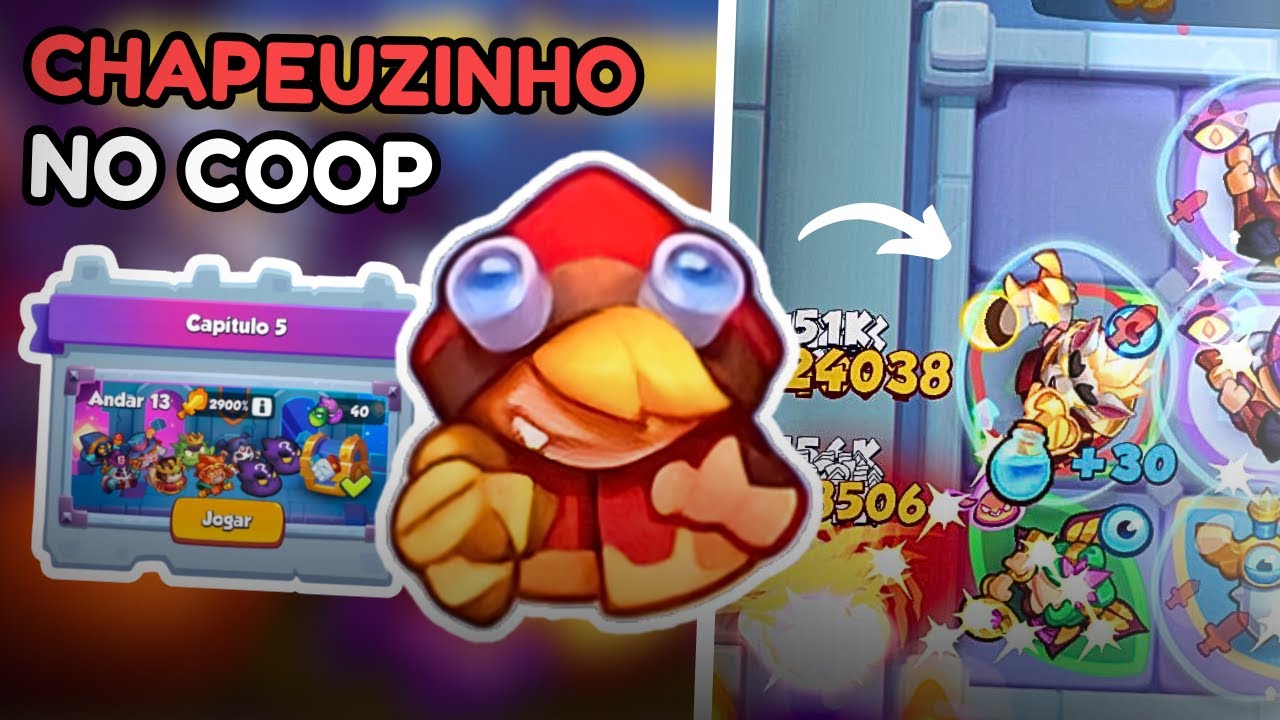 Rush Royale - CHAPEUSINHO 9 TA BOM? (COOP E X1)