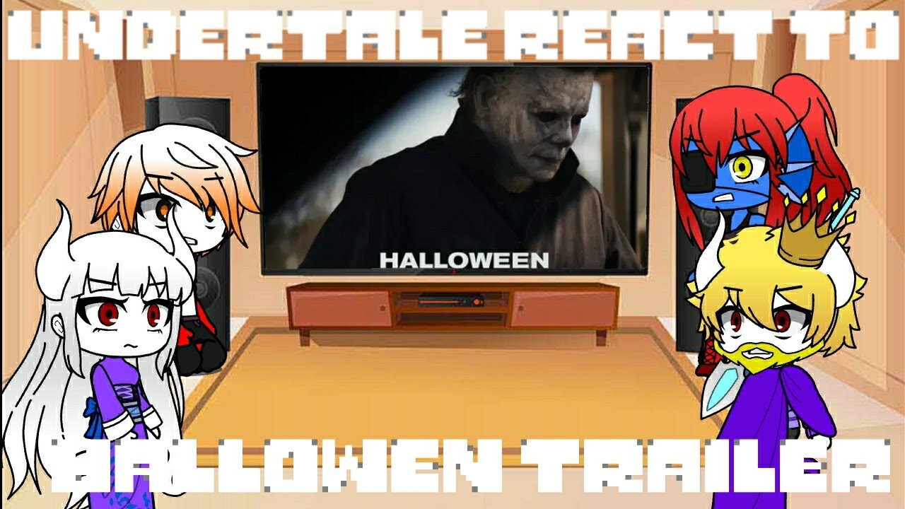 Multiverse 427 Ep 24 || Undertale React to Halloween trailer || Gacha Club (My AU)