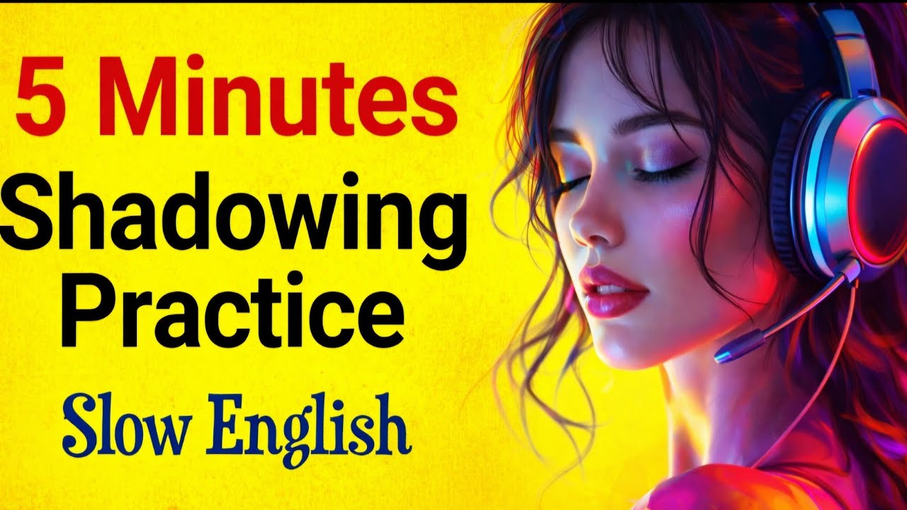 Shadowing Practice in 5 Minutes | Speak English Confidently Even you are Busy @EasyEnglishwithMirha 