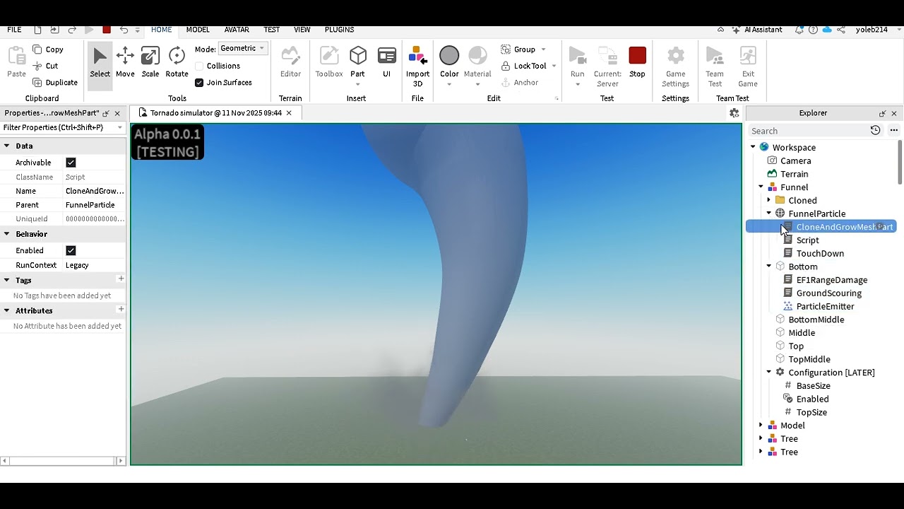 Tornado showcase