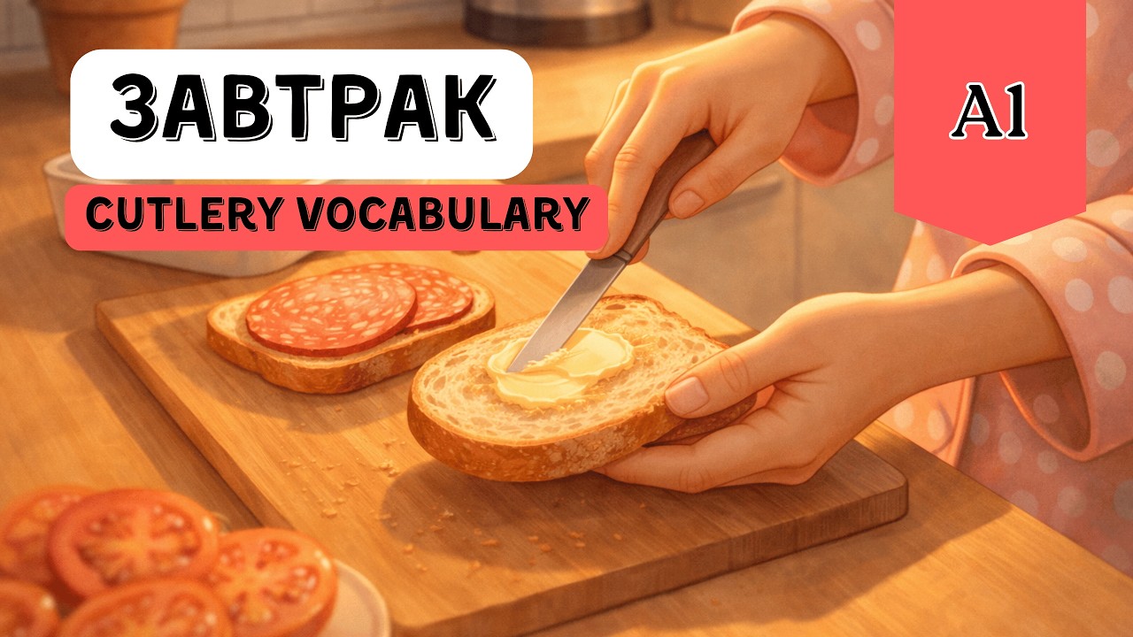 Learn Russian with an Easy Story for Beginners A1 Breakfast| Завтрак #russianlanguage #learnrussian