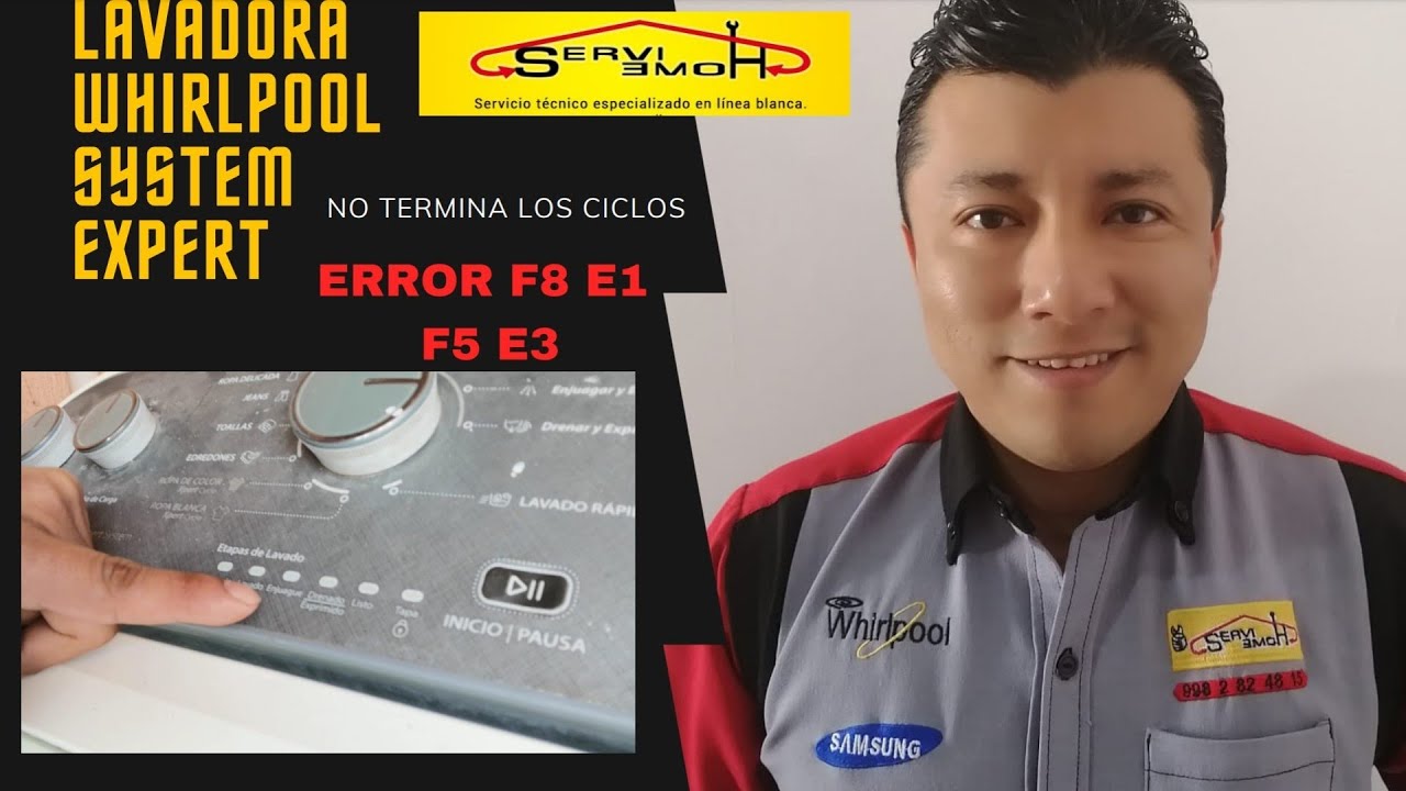 Por que mi lavadora whirpool no exprime? Reparación sencilla