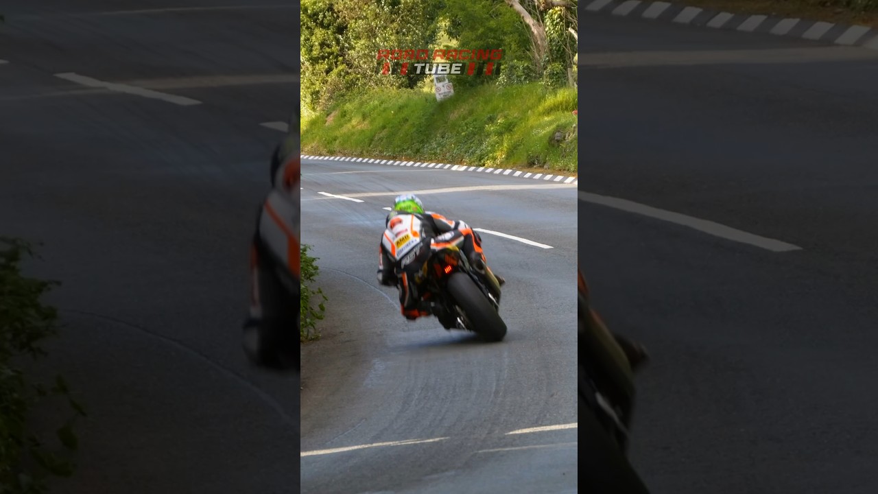 Slow motion at Barregarrow! Isle of Man TT 2024!