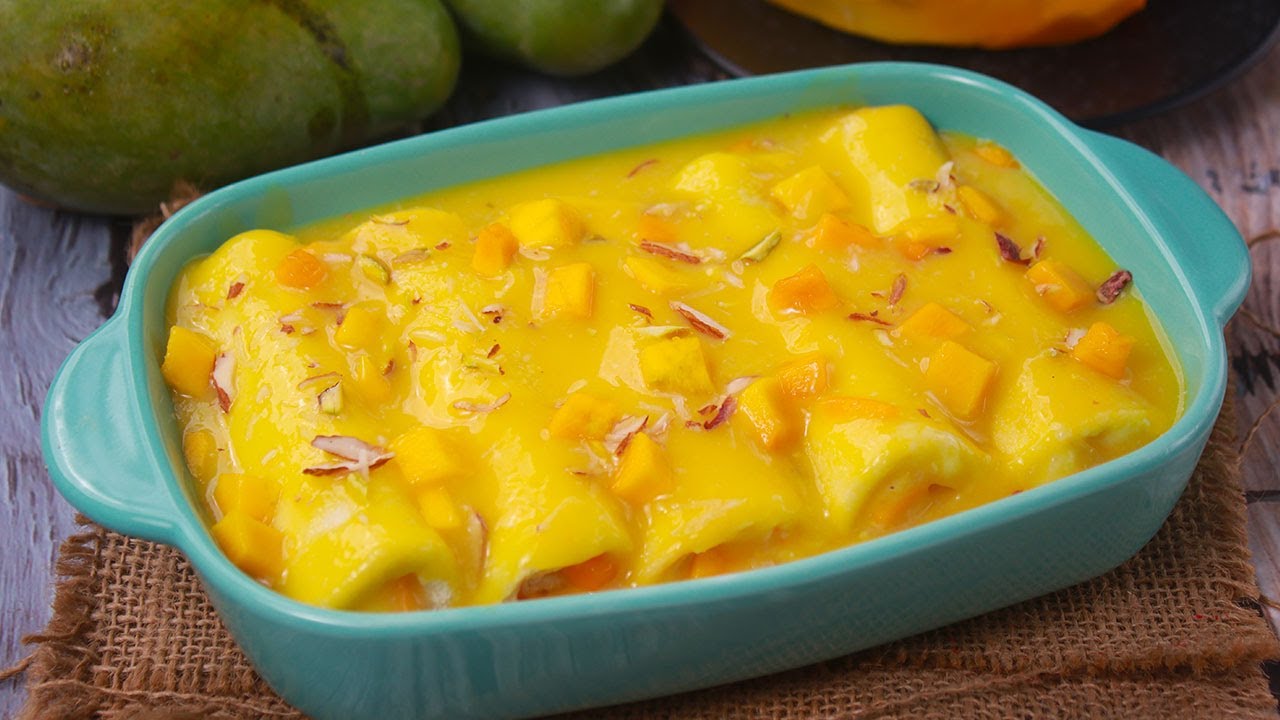 Без выпечки! Хлеб с манго и сливками, который на вкус как десерт из пекарни 🍰