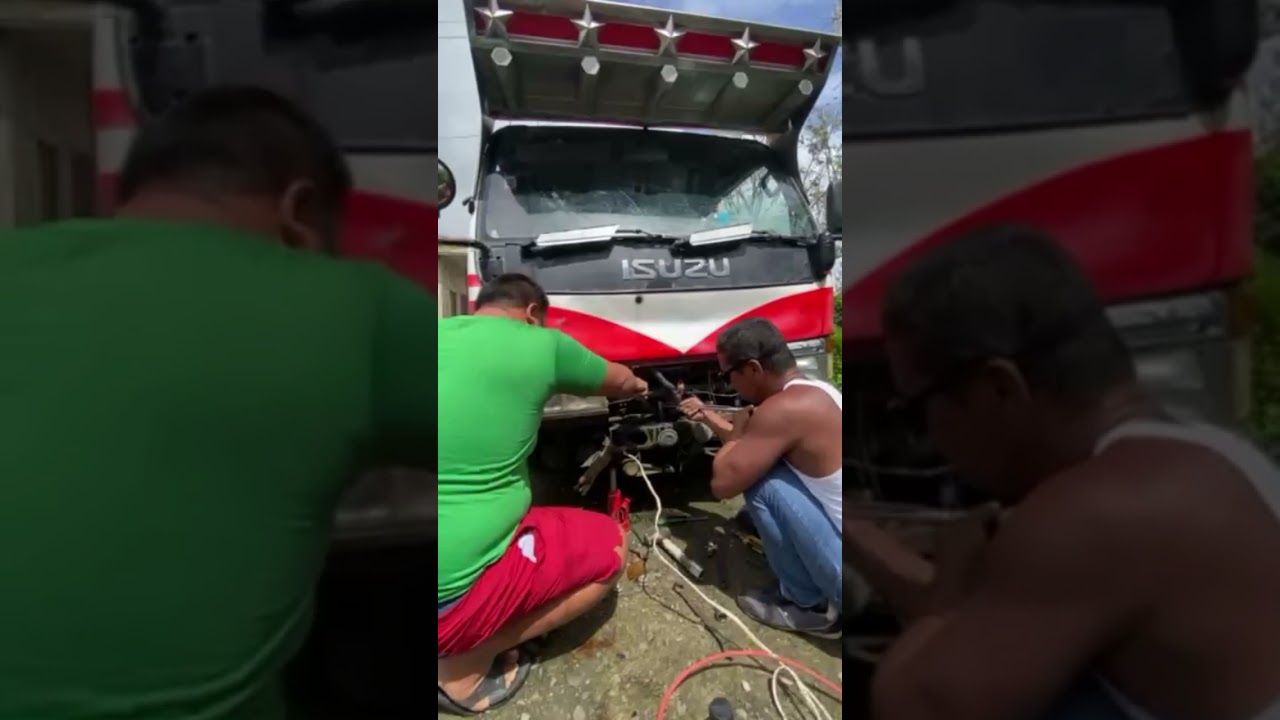 Naputol na bolt sa torsion bar ng Isuzu elf gawan paraan