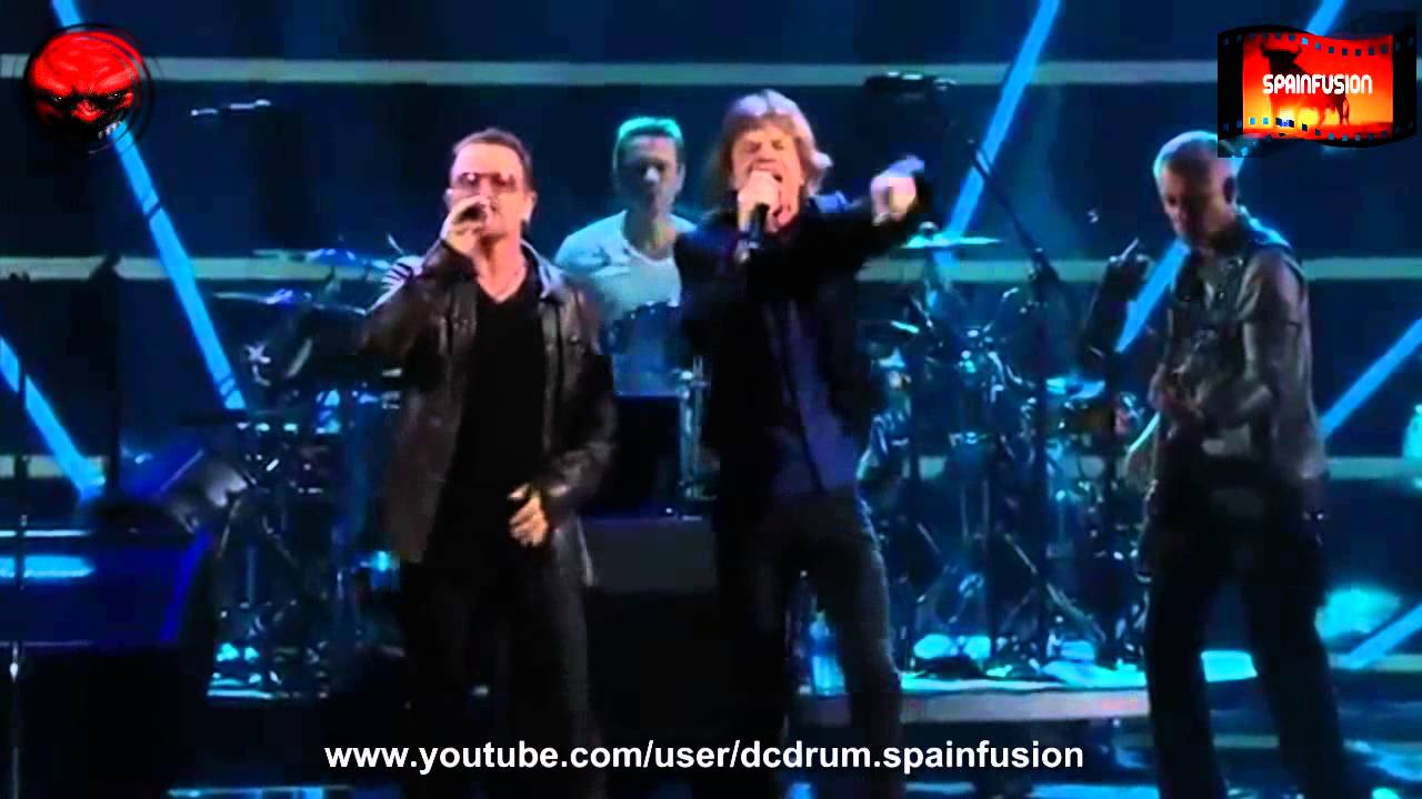 U2 con Mick Jagger y Manolo Garcia con Miguel Rios (Insurreción)