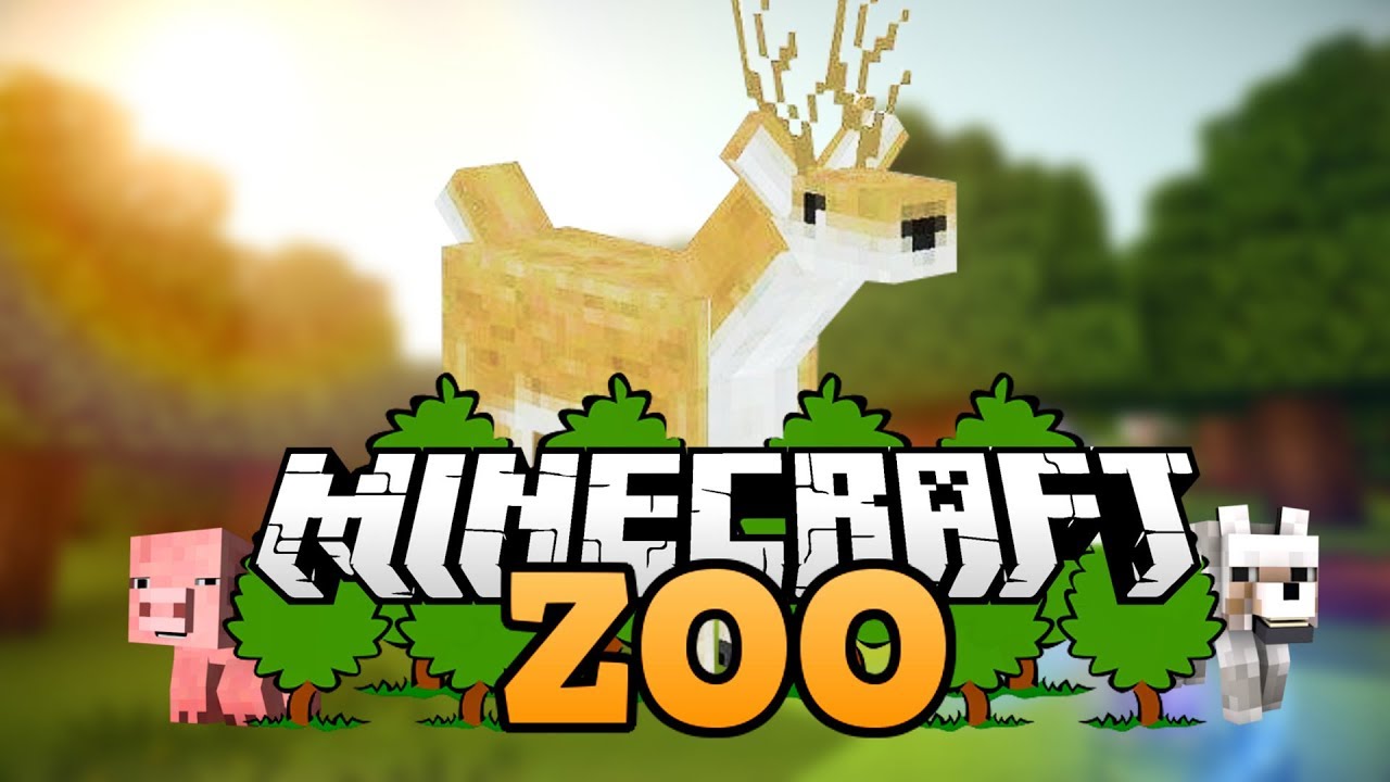 Das Rehgehege | Wie baut man einen Zoo in Minecraft deutsch