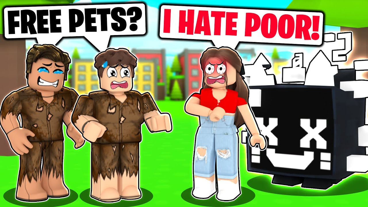 We Pretended To Be POOR To Test OUR SISTER! (Roblox Pet Simulator X)