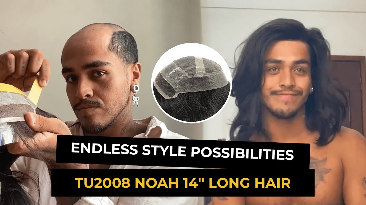 Endless Style Possibilities-TU2008 Noah 14'' Long Hair | Lavivid Hair System