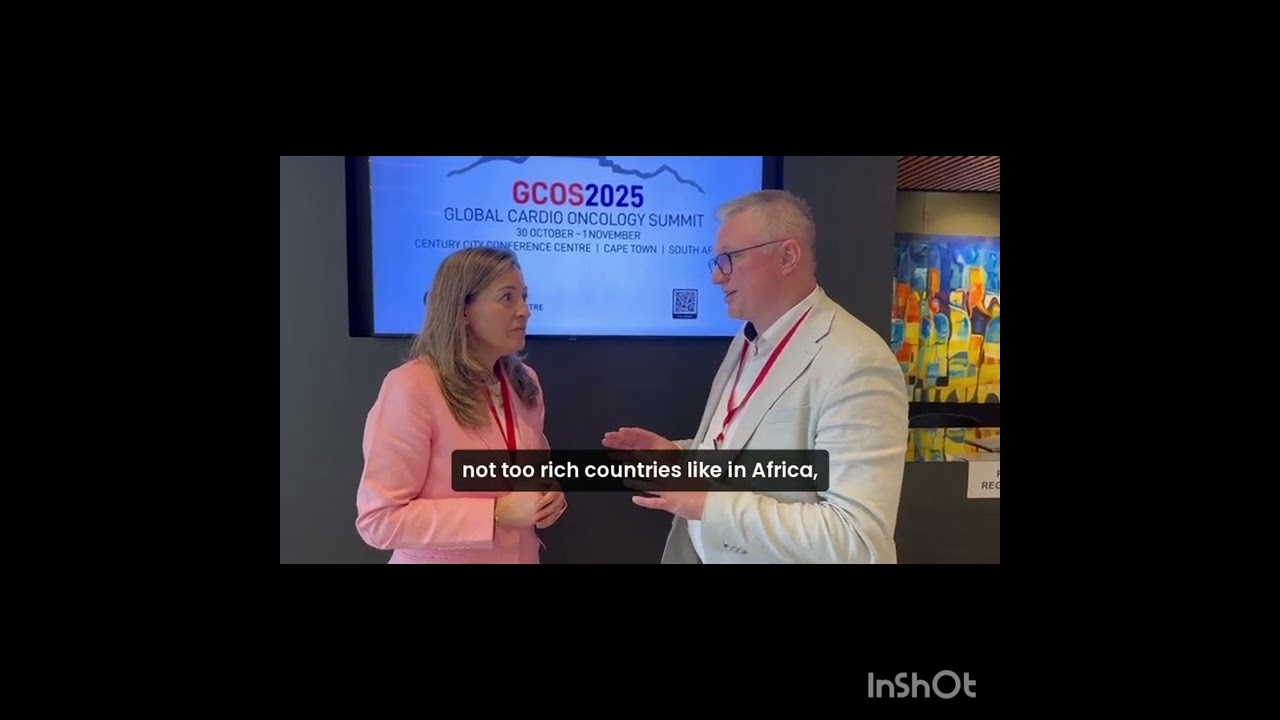 Global Cardio-Oncology Summit #GCOS 2025 prof Sebastian Szmit & Teresa Lopez Fernandez #esc