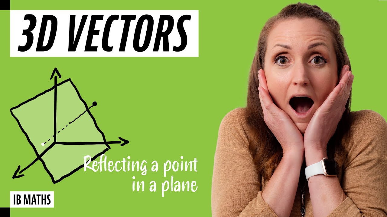 Quick, Easy 5 min Tutorial to Reflect a Point in a Plane-[IB Maths, A-Level]