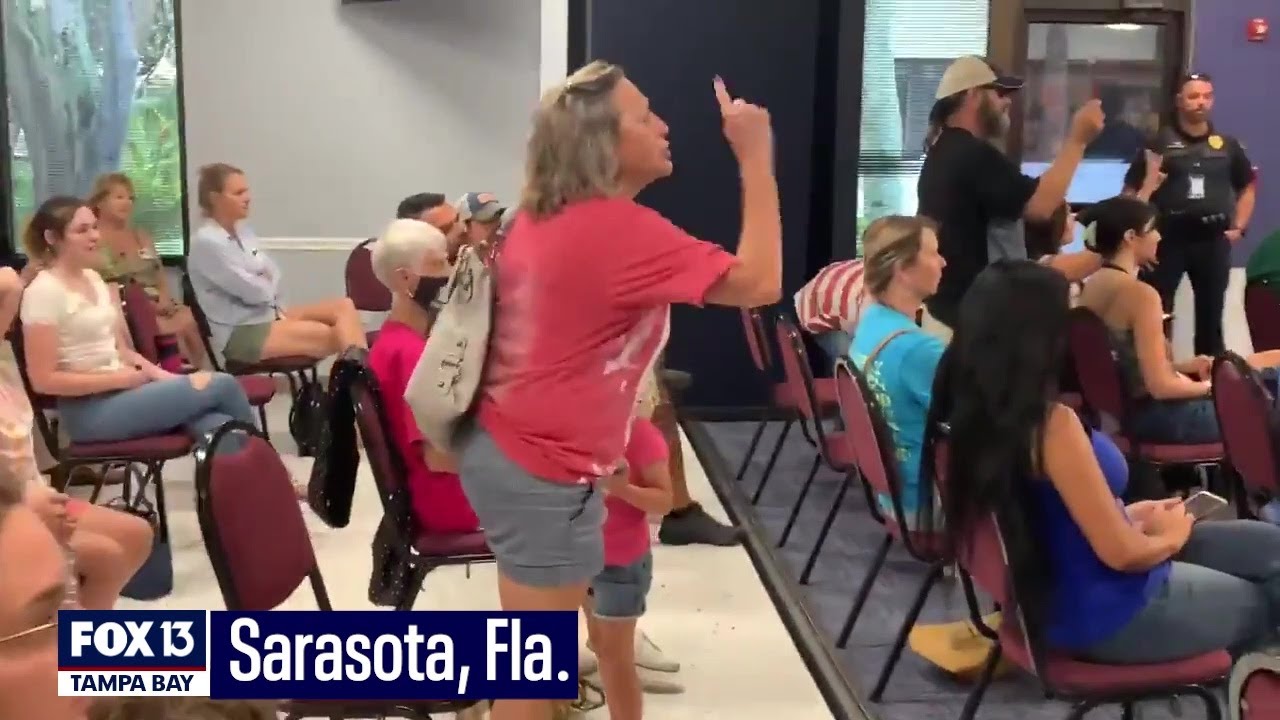 Outbursts interrupt Sarasota School Board meeting