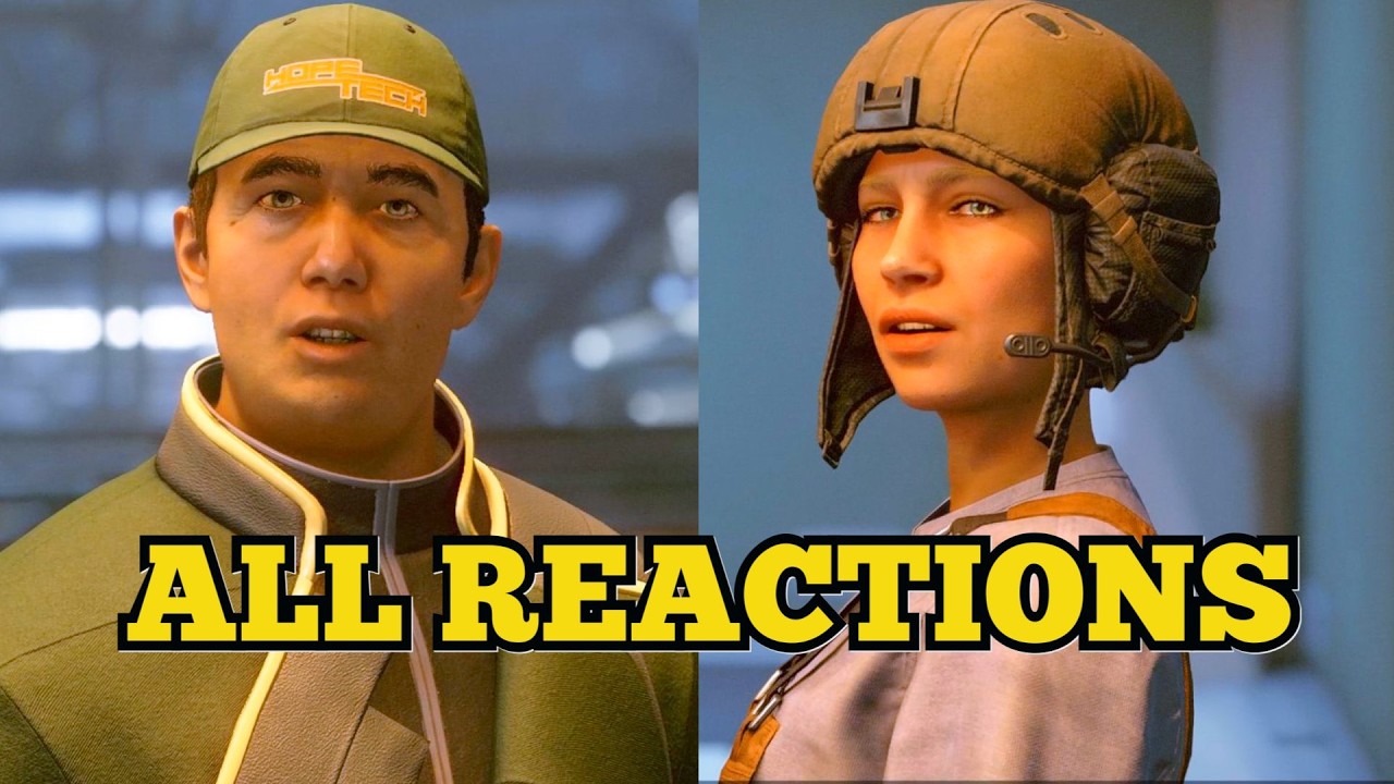 Grovel or Show Disrecpect to Ron Hope - All Companions Reactions | Starfield