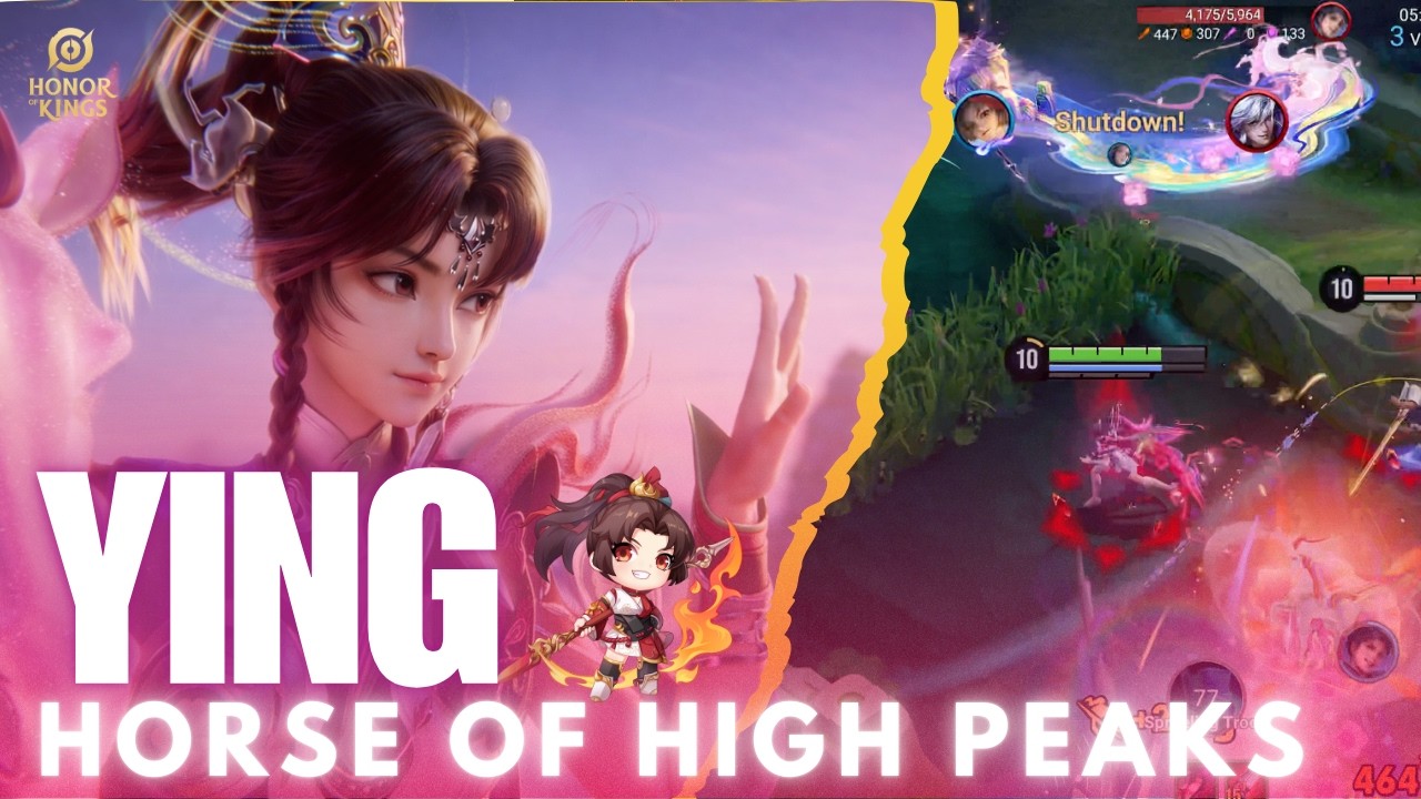 NEW Ying Horse of High Peaks 🐎 9/0/6 MVP DOMINATION! 🔥 Jungle Build | Honor of Kings