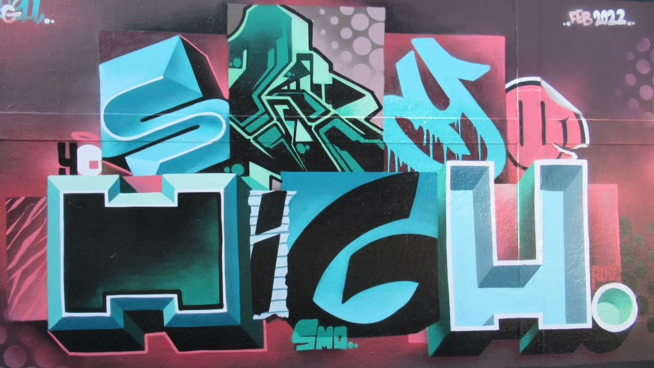 London Graffiti - Stockwell H.O.F March 2022